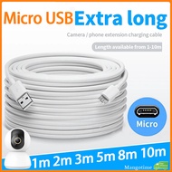 【Ready Stock】Long 1M 2M 3M 5M 8M 10M Micro USB Charger Micro USB Charging Cable Compatible For mobil