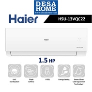 Haier 1.5HP R32 mart Inverter Air-Cond With UVC Sterilization HSU13VQC22