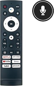 ERF3V90H New Replacement Voice Remote Control fit for Hisense Smart TV with Backlight and Buzzer 75U