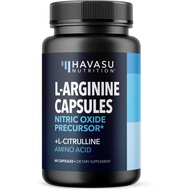L-Arginine Capsules with L-Citrulline - Nitric Oxide Supplement - L Arginine and L Citrulline Blend 