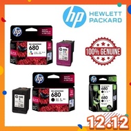 HP 680 / 682 Black / Tri-Color/ Twin-Pack / Combo-Pack Original Ink Cartridge Dakwat Printer Refill Original HP Ganti