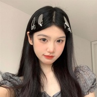 Sweet Cool Metal Hair Clip Ins Blogger Fashion Bangs Side Forehead Side Duckbill Clip Hairpin