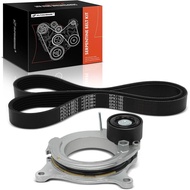 A-Premium Serpentine Drive Belt Kit with Tensioner Compatible with BMW Cars - 230i, 230i xDrive, 330
