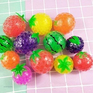❤~ Multicolor Strawberry Fruits Ball, Squishy Pressing Kneading Stress Balls, Decompression Stress Relief Toy