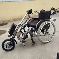 🚢Electric Wheelchair Head Sports Wheelchair Folding Wheelchair Outdoor Drive Head Lithium Battery Wheelchair Electric Ca