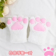 Lolita Cat Paw Gloves Tail Cat Ear Props cosplay Cartoon Gloves Cat Paw Show Cat Paw