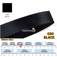 LAZY BEE 100 yards Black Premium Double Faced Satin Ribbon Wholesale Ribbons Hair Bow Wedding Perkah