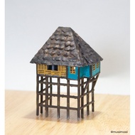 Stilt house 3D figurine