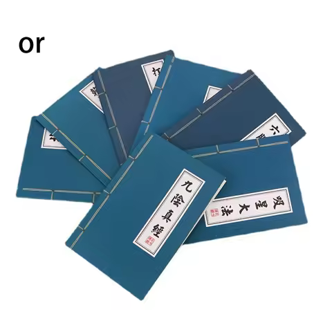 OFBK Vintage Martial Arts Secret Notebook Softcover A5 Line Notepad for Chinese Lover