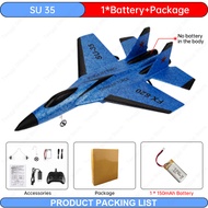 Uanwe เครื่องบิน RC SU35น้ำหนัก2.4ก.F22ไฟ LED เครื่องบินควบคุมระยะไกลโมเดลเครื่องบินเครื่องบินร่อน S