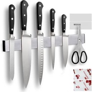 Others - CLARITYKG 磁性刀架、磁性刀架、30 公分廚房刀架、不銹鋼刀收納盒、帶磁條的多功能工具架