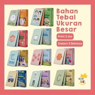 FLASH CARD MAINAN EDUKASI FLASHCARD BELAJAR EDUKASI ANAK BAYI BALITA PAUD TK SD LAKI PEREMPUAN POSTE