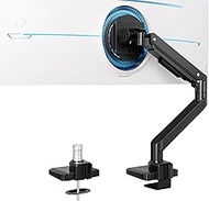 Premium Heavy Duty Monitor Arm for 17 to 49 inch Screens up to 44lbs, Fully Adjustable Ultrawide Sin