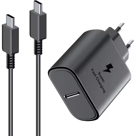 45 W USB C Charger Fast Charger for Samsung Galaxy S23 Ultra/S22 Ultra/S22 Plus/S21 Ultra 5G/S20/Not