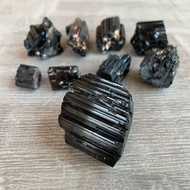 Black Tourmaline Raw Stone Mineral Specimen Eliminate Magnetism Energy Stone Healing Collection  Oct