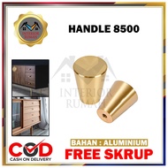 Knob Laci 8500 Tarikan Knop Gold KitchenSet Pegangan Lemari Kabinet Dapur Aluminium Furniture Modern