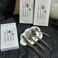 SMEG SMEG Western Food Tableware Four-Piece Set Knife Spoon Fork Set Stainless Steel Knife Fork Spoo