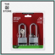 Ace Hardware 2-Pack Laminated Steel Long Shackle Padlock 50mm