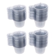 200Pcs 40ML Plastic Disposable Dispensing Cup Epoxy Resin Mixing Cups Resin Dispenser For DIY Epoxy Resin Jewelry Making