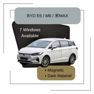 Custom Fit Magnetic Sunshade for BYD E6 / M6 / 宋MAX