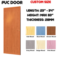 [Custom Size] PVC Door / PVC Toilet Door / Plastik PVC Pintu Tandas BIlik Air / Pintu PVC Standard Size Custom Size
