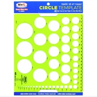 Eke ruler - measuring degree - elliptical - long ruler