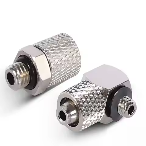 10Pcs Male Thread Micro Quick Twist Joint 3mm 4mm 6mm OD M3 M4 M5 M6 Pneumatic Pipe Connector PL/PC 