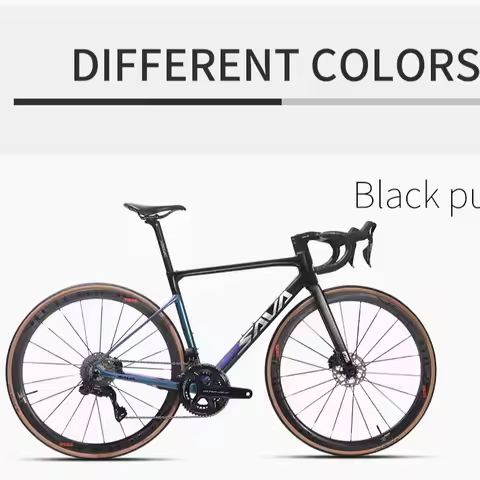 SAVA Full Carbon Fiber Road Bike Electronic Shift 24 Speed SHIMAN0 Ultegra 8170 Di2 - High-Performan