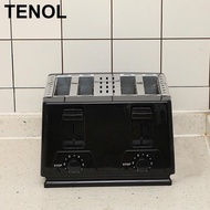 [TENOL] 4 Slices Counter Toaster Wide Slots Sandwich Maker Breakfast Machine Convenient Toaster Mach