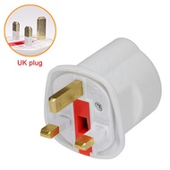 European 2 Pin to UK 3 Pin Plug Change-over Adapter Euro EU Adapter Electrical Power Sockets Plug Tr