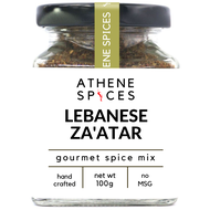 ATHENE SPICES LEBANESE ZAATAR Gourmet Sprinkle & Dip ǀ Herbs • Spices ǀ Keto • Vegan ǀ Ethnic • Leva