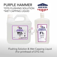 USA Purple Hammer Cleaning Solution / Flushing Liquid for DTG Printer, Wet Cap Printhead Maintenance