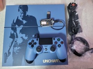 全新uncharted4訂制特別版 PS4 500Gb, 5.05版本，送破解器，內置數十隻ps4遊戲。主機無花，一直珍藏。