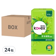 Kotex 靠得住 草本抑菌瞬吸護墊 草本香  17.5cm  24片  24包