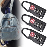 【Brighthor】3Pcs Combination Padlock 3 Digit Password Code Number Anti-thieft Copper Lock For School 