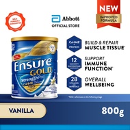 Ensure Gold Adult Complete Nutrition - Vanilla Tin (800g) [Exp 08 Apr 2027 & / Later]