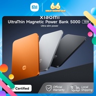 Xiaomi UltraThin Magnetic Power Bank 5000 15W Glacier Silver
