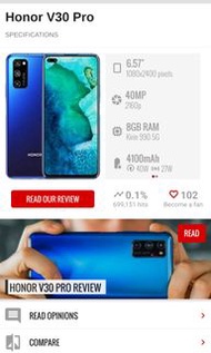 收榮耀honor V30 Pro