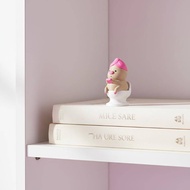 KI 3D Printed PLA Pig Figurine Funny Toilet Brushing Design Unique Art Decor for Home Desktop Office