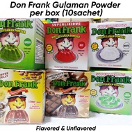 Don Frank Gelatin Powder per box(10sachet) Gulaman 100% Seaweed
