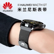 适用华为GT5/GT4/GT3/GT2米兰尼斯磁吸表带watch3/4pro金属手表带Suitable for Huawei GT5/GT4/GT320250501