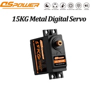 DSpower 15KG Digital Metal Gear Waterproof Servo Low Profile Large Torque For 1/8 1/10 RC Car TRX4 s