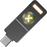 SecuX PUFido® Drive Clife Key USB C Security Key with PUF Technology and Built in Flash Drive, FIDO2