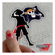 CB49, one piece sticker, luffi siluwet sticker, light up sticker, motorbike hp