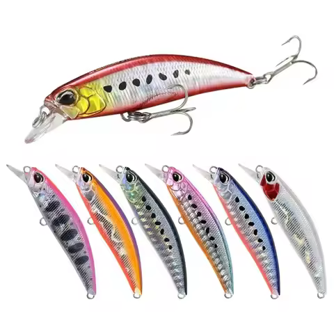 1PCS Minnow Fishing Lure 6.5g 60mm Jerkbait Wobblers Crankbaits Hardbait Minnow Japan Camping Outdoo