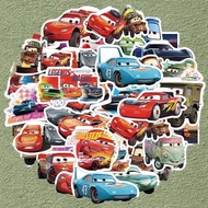 50PCS Cute McQueen Cars Sticker Cartoon Kids DIY PVC Waterproof For Luggage Laptop Phone Sticker