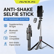 AVIDUS 170Cm Selfie Stick Tripod 3 in 1 Wireless Selfie Stick Bluetooth Remote 360° Phone Tripod Sta