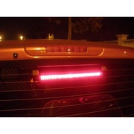 ไฟเบรคสูง LED 12V ไฟท้ายรถกล่องนิรภัยไฟเบรคพร้อมรถจักรยานยนต์ Universal Traffic Police Light กันน้ํากันฝุ่นและทนทาน