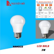 Led bulb 3w Nanoco NLB036,NLB033, compact and convenient round design, super bright, energy saving N