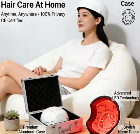 Laser Cap for Hair Growth COZING-C300 4 Treatment Modes Adjustable Power Level 100-240V Smart Scalp 